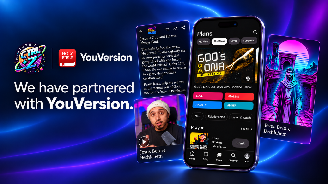 Ctrl+Z Ministry partnered with YouVersion